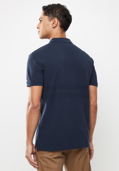Tommy Hilfiger - Tjm block stripe polo - navy
