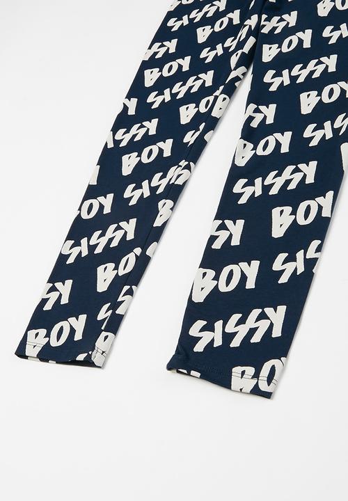 SISSY BOY - Getting louder basic leggings - navy
