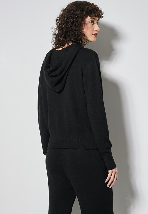 Superbalist - Knitwear hoodie - black