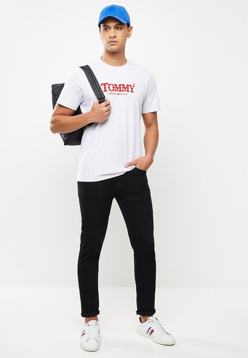 Tommy Hilfiger - Tjm gradient tommy tee - light grey
