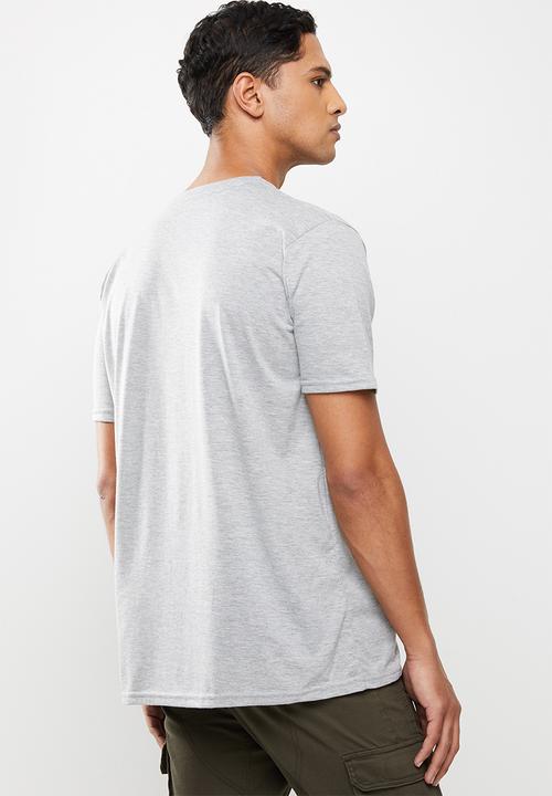 DC - Star patch camo fill short sleeve tee - grey