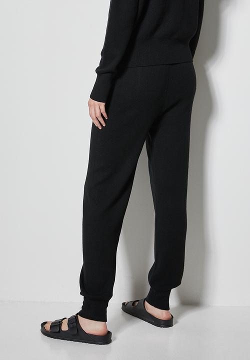 Superbalist - Knitwear jogger - black