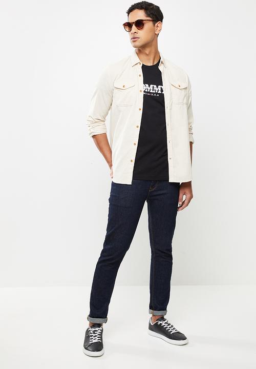 Tommy Hilfiger - Tjm gradient tommy tee - black