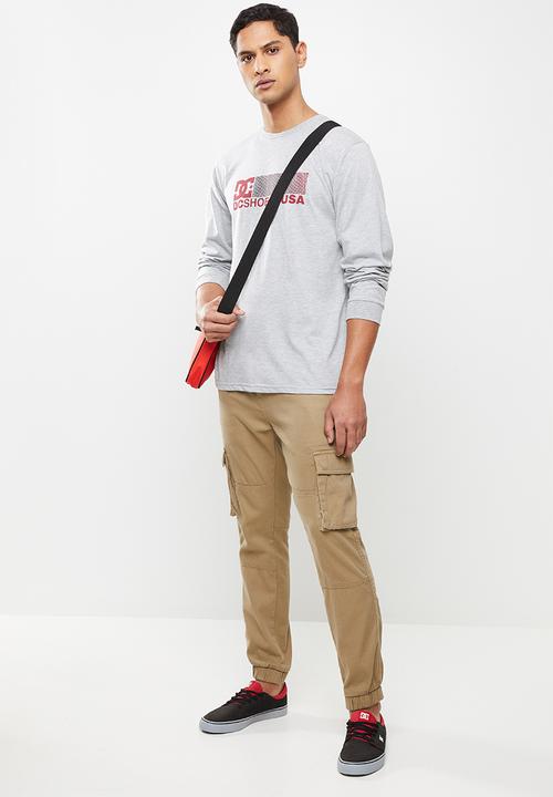 DC - Break bounce long sleeve tee - grey