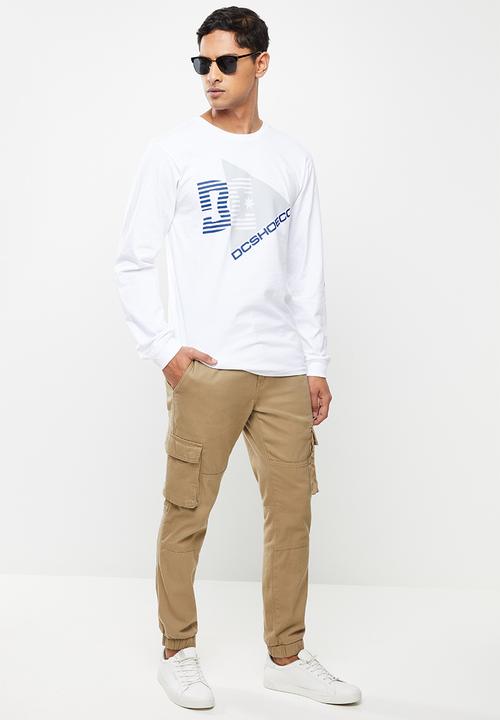 DC - Omnicutt long sleeve tee - white