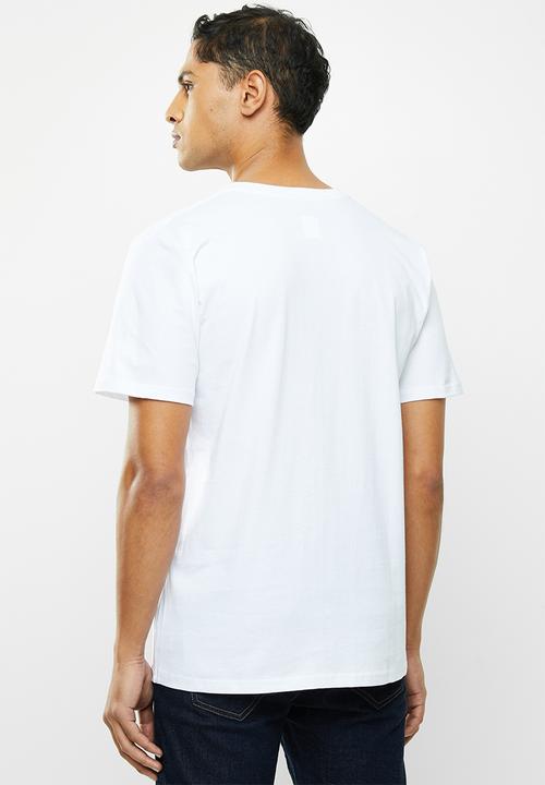 DC - Logo ballad short sleeve tee - white