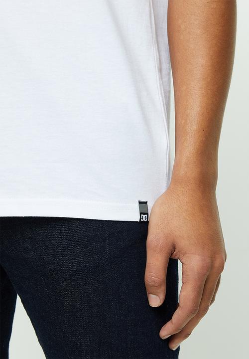 DC - Logo ballad short sleeve tee - white