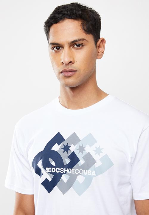 DC - Logo ballad short sleeve tee - white