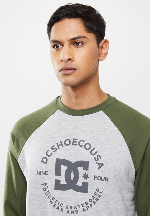 DC - Star pilot raglan crew - green & grey