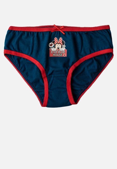 Character Group - Minnie mouse 3 pack panty pack - multi