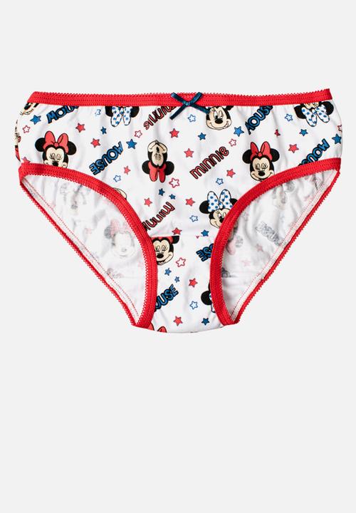 Character Group - Minnie mouse 3 pack panty pack - multi