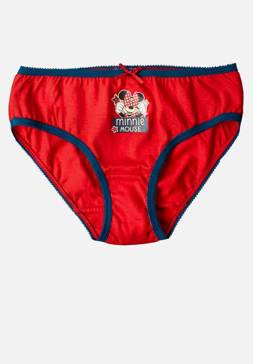 Character Group - Minnie mouse 3 pack panty pack - multi