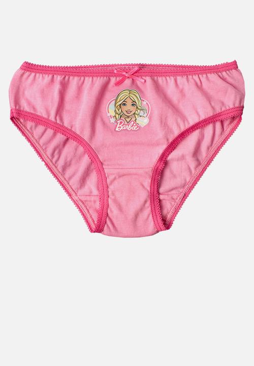Character Group - Barbie 3 pack panty pack - pink