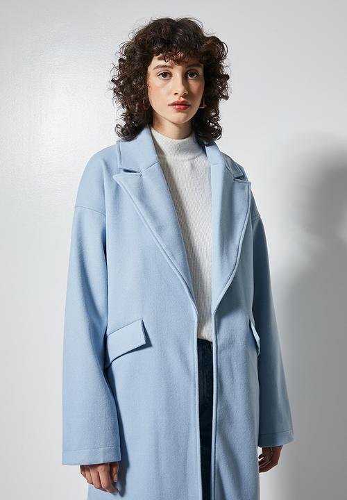 Superbalist - Split coat - pale blue