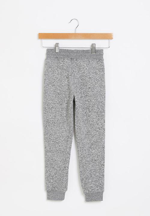 Aca Joe - Pre-boys brushed grindle jogger - grey 