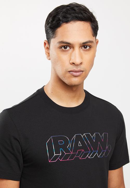 G-STAR - 3d raw. r tee - black 