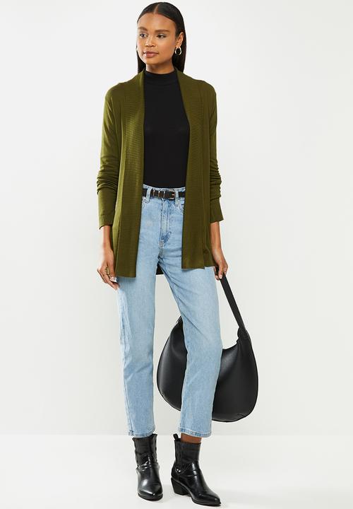 MANGO - Cardigan almaeco - khaki