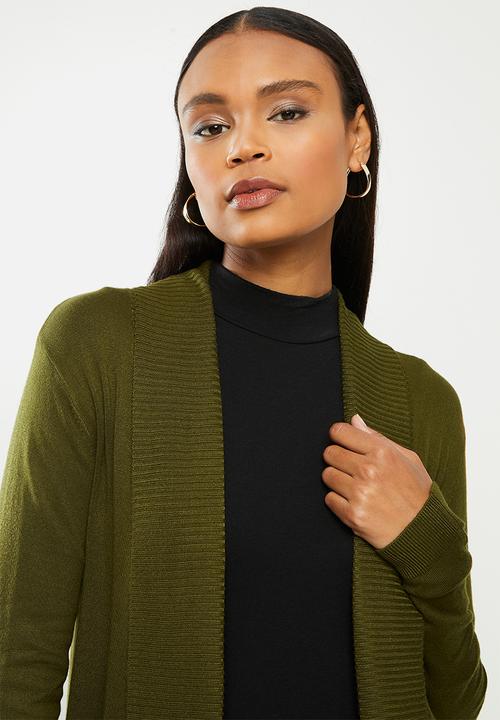 MANGO - Cardigan almaeco - khaki