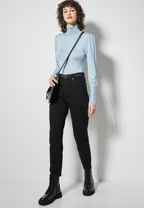 Superbalist - Cuff sleeve turtle neck - sky blue