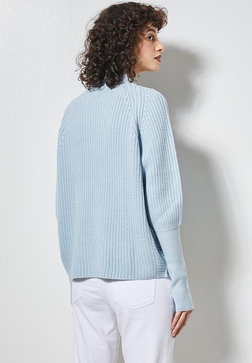 Superbalist - Dolman rib jumper - pale blue