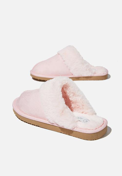 Cotton On - Cosy scuff slipper - blush