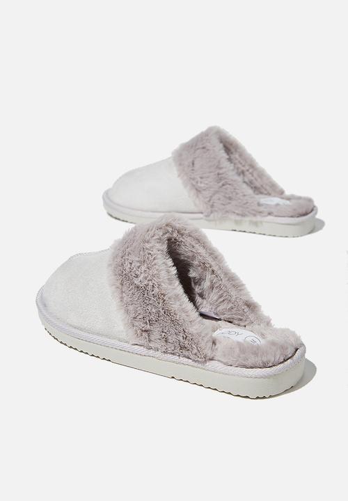 Cotton On - Cosy scuff slipper - grey