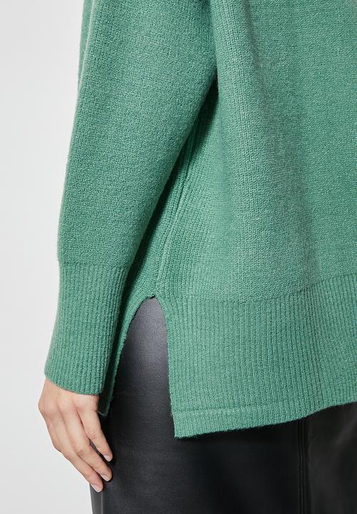 Superbalist - V-neck jumper - deep sage