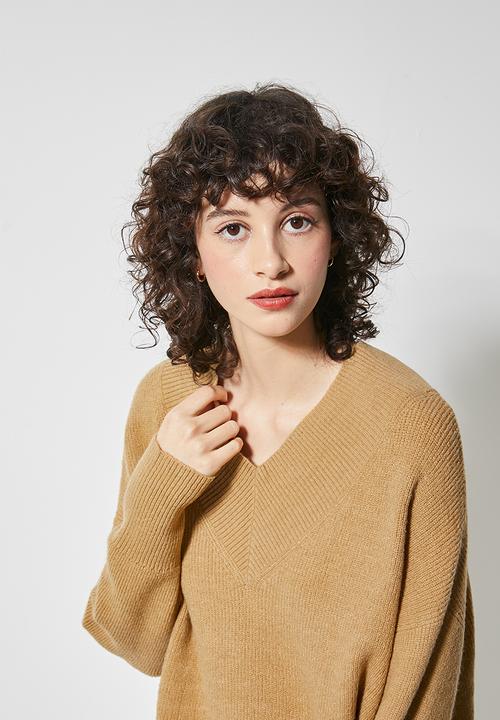Superbalist - V-neck jumper - camel