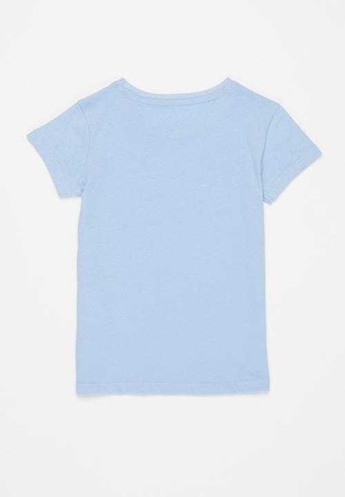 GUESS - Girls short sleeve quatro g tee - blue