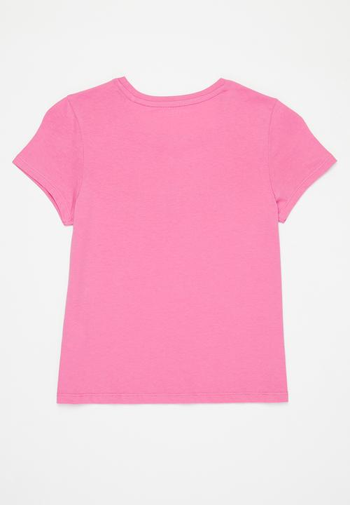 GUESS - Girls short sleeve candy coated tee - pink