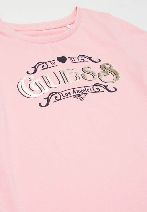 GUESS - Girls short sleeve era tee - pink