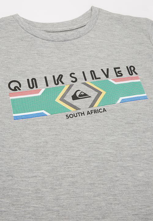 Quiksilver - Sa wave the flag yth short sleeve tee - grey