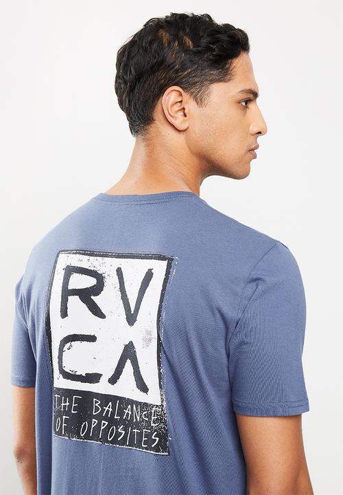 RVCA - Rvca scam short sleeve tee - blue