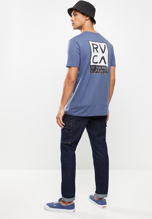 RVCA - Rvca scam short sleeve tee - blue