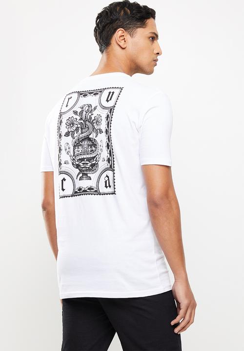 RVCA - Benj snakes short sleeve tee - white