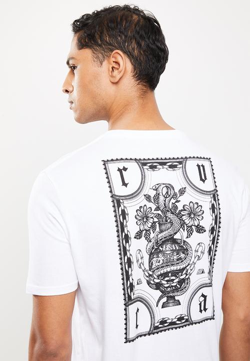 RVCA - Benj snakes short sleeve tee - white