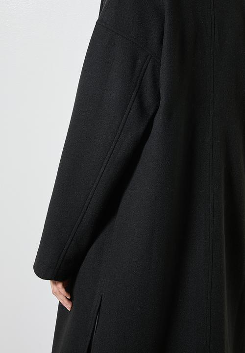 Superbalist - Split coat - jet black