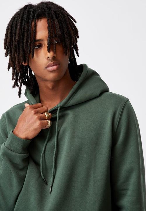 Factorie - Basic hoodie - green