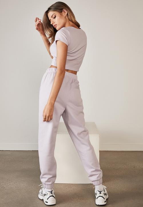 Factorie - Super high rise trackpant - pale violet