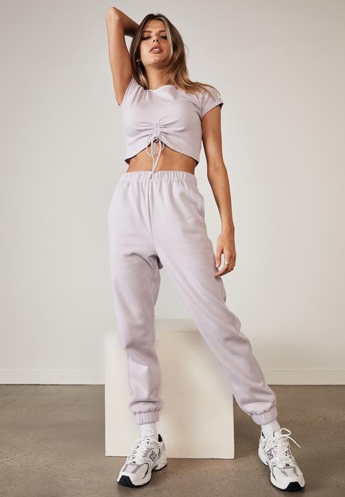 Factorie - Super high rise trackpant - pale violet
