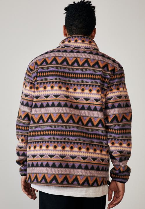 Factorie - Teddy 1/4 zip - multi