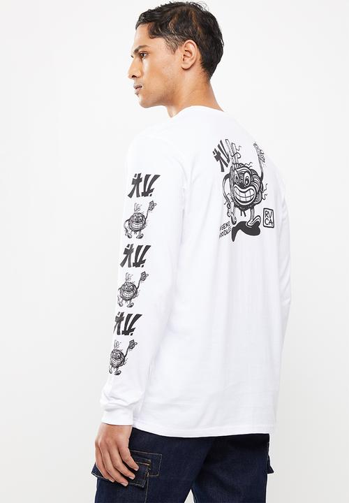 RVCA - Noodles long sleeve tee - white