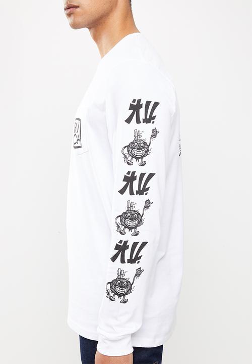 RVCA - Noodles long sleeve tee - white