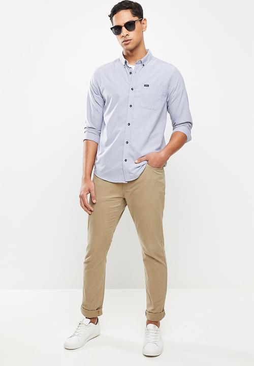 RVCA - Thatll do stretch long sleeve - grey