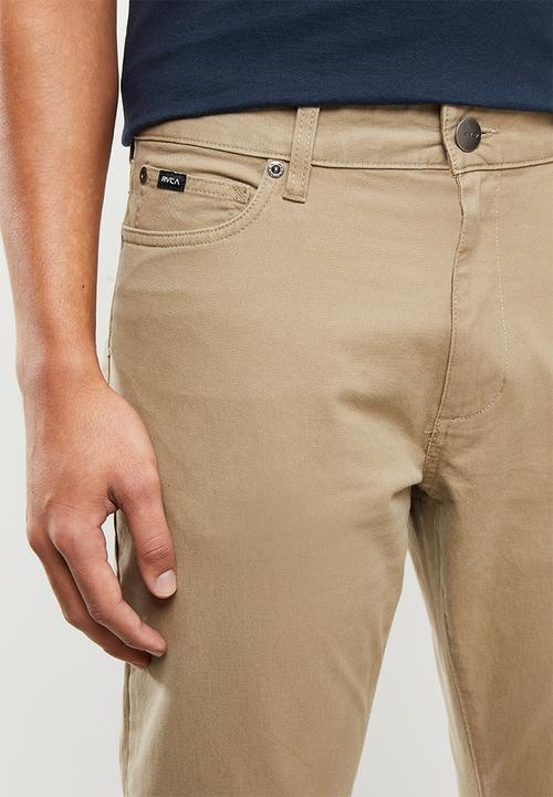 RVCA - Daggers twill - brown