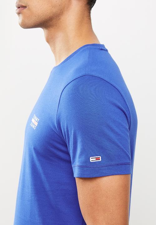Tommy Hilfiger - Tjm chest logo tee - blue