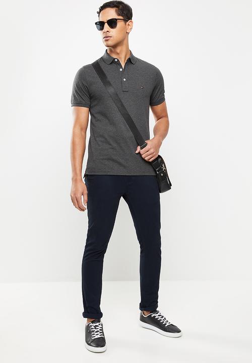 Tommy Hilfiger - Tommy slim polo - grey