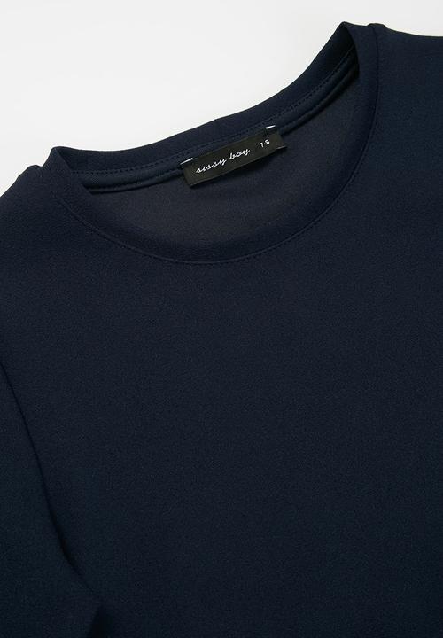 SISSY BOY - Senika basic round neck top - navy