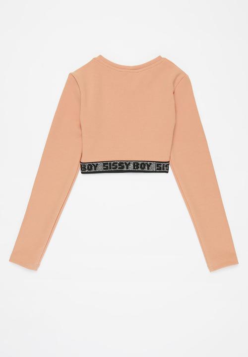 SISSY BOY - Senika basic round neck top - coral