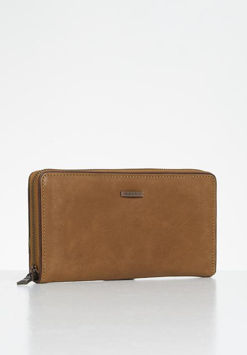 BUSBY - Zulu zip around purse - brown